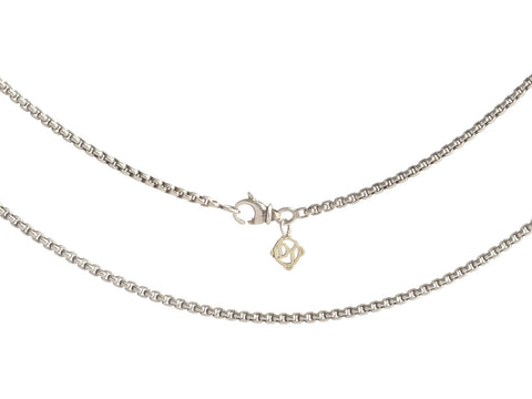 David Yurman Sterling Silver 32" Box Chain