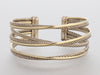 David Yurman Wide Two-Tone Crossover Cuff