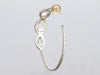 Ippolita Medium Sterling Silver 3-Stone Rock Candy Pierced Hoop Earrings