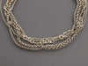 David Yurman Two-Tone 4-Row Layered Bib Necklace