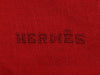 Hermès Red Cashmere and Linen Shawl