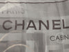 Chanel Small Gray Silk Scarf