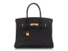 Hermès Black Togo Birkin 30