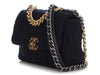 Chanel Small Navy Tweed 19 Flap