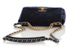 Chanel Small Navy Tweed 19 Flap