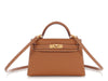 Hermès Gold Epsom Mini Kelly 20