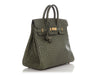 Hermès Vert Olive Ostrich HAC Birkin 32