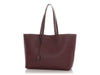 Saint Laurent Large Burgundy Shopping Tote