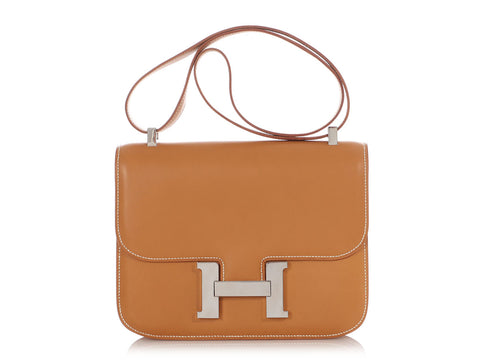 Hermès Vache Natural Constance 23