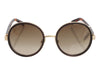 Jimmy Choo Round Glitter Andie Sunglasses