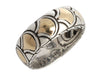 John Hardy Two-Tone Naga Scale Band Ring