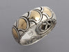 John Hardy Two-Tone Naga Scale Band Ring