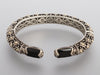 John Hardy Two-Tone Onyx Jaisalmer Cuff Bracelet