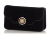 Judith Leiber Mini Black Velvet Bag