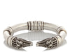 Kieselstein-Cord Sterling Silver Alligator Bracelet