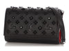 Christian Louboutin Black Calfskin Loubinthesky Spikes Paloma Clutch