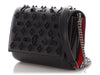 Christian Louboutin Black Calfskin Loubinthesky Spikes Paloma Clutch