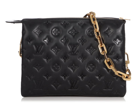 Louis Vuitton Black Coussin PM