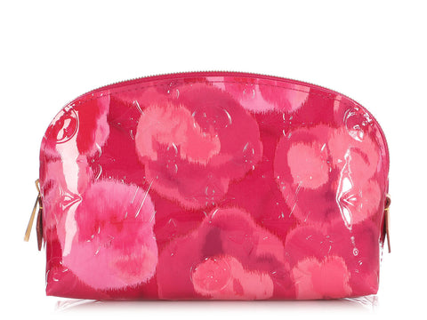 Louis Vuitton Pink Vernis Ikat Cosmetic Pouch