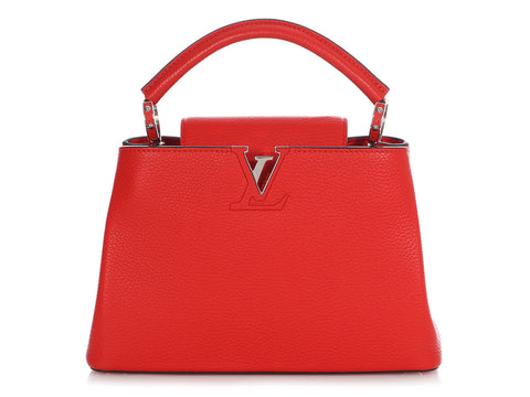 Louis Vuitton Red Capucines BB