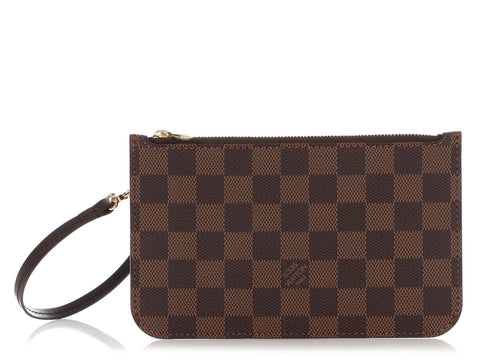 Louis Vuitton Damier Ebène Neverfull Pouch PM