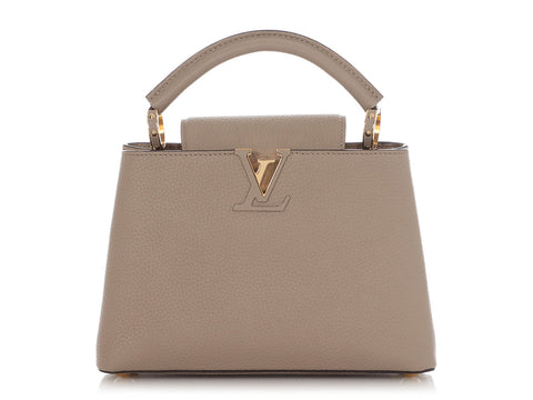 Louis Vuitton Galet Taurillon Capucines PM