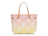 Louis Vuitton LE Pink and Yellow By the Pool Neverfull MM