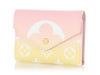 Louis Vuitton Pink and Yellow By the Pool Victorine Wallet