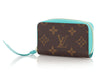 Louis Vuitton Monogram Cyan Zippy Multicartes