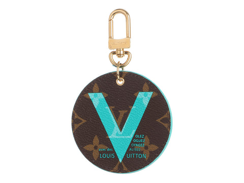 Louis Vuitton Turquoise V Illustré Bag Charm