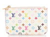 Louis Vuitton White Multicolore Monogram Key Pouch