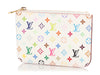 Louis Vuitton White Multicolore Monogram Key Pouch