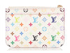 Louis Vuitton White Multicolore Monogram Key Pouch