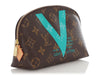 Louis Vuitton Turquoise V Cosmetic Pouch