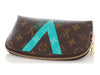 Louis Vuitton Turquoise V Cosmetic Pouch