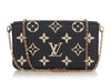 Louis Vuitton Black Monogram Empreinte Félicie Pochette