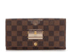 Louis Vuitton Damier Ebène Trunks and Locks Sarah Wallet