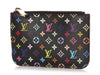 Louis Vuitton Noir Multicolore Monogram Poche Clés/Key Pouch