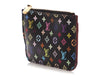 Louis Vuitton Noir Multicolore Monogram Poche Clés/Key Pouch