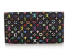 Louis Vuitton Noir Multicolore Monogram Sarah Wallet