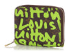 Louis Vuitton Green Graffiti Zippy Coin Purse