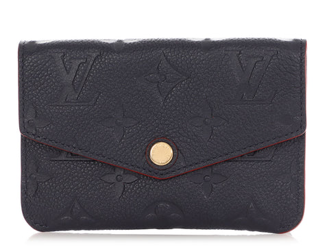 Louis Vuitton Marine Rouge Monogram Empreinte Key Pouch