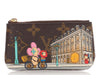 Louis Vuitton 2022 Monogram Christmas Animation Paris Key Pouch