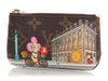 Louis Vuitton 2022 Monogram Christmas Animation Paris Key Pouch