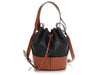 Loewe Small Black and Tan Balloon Bag