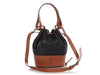 Loewe Small Black and Tan Balloon Bag