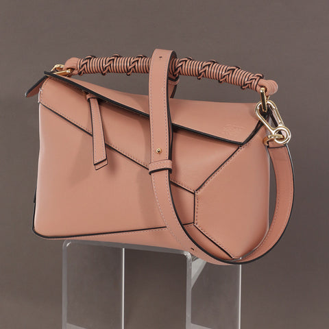 Loewe Small Dusty Pink Puzzle Edge Bag