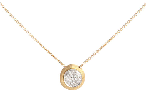 Marco Bicego 18K Yellow Gold Diamond Delicati Jaipur Pendant Necklace