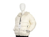 Moncler White Kolima Reversible Faux Fur Jacket