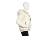 Moncler White Kolima Reversible Faux Fur Jacket